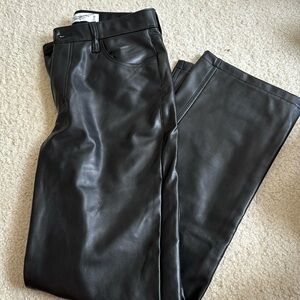 Abercrombie & Fitch Leather Jean Pant
